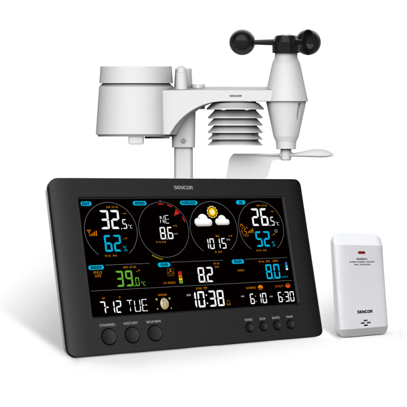 Sencor SWS 12500 WiFi WiFi profesionální meteorologická stanice