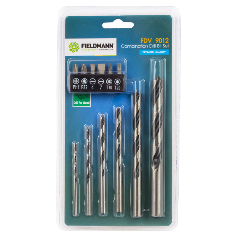 Fieldmann FDV 9012 Sada vrtáků s bity 12ks
