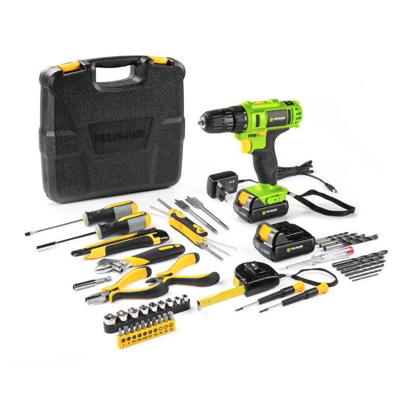 Fieldmann FDV 10205-51AR Aku vrtačka s nářadím