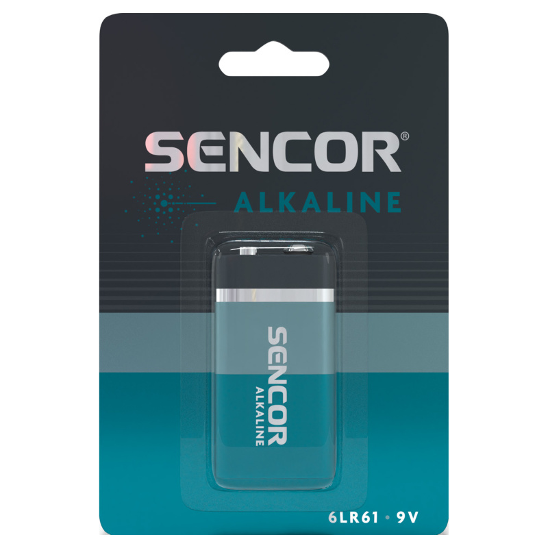 Sencor SBA 6LR61 1BP 9V Alkalická baterie 9V