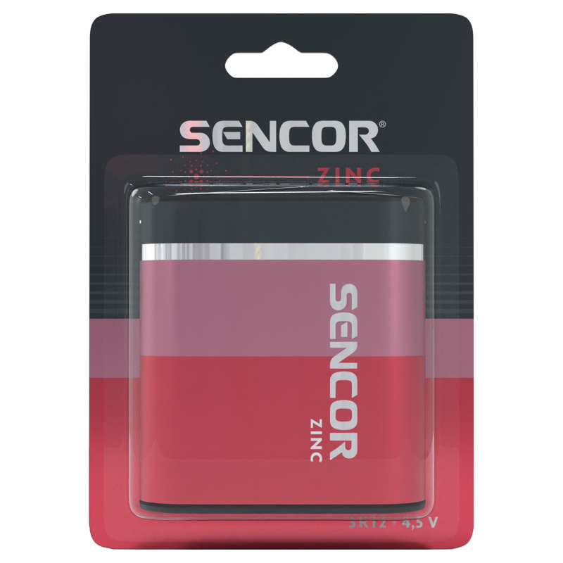 Sencor SBA 3R12 4,5V 1BP Zn Zinkouhlíková baterie 4,5V
