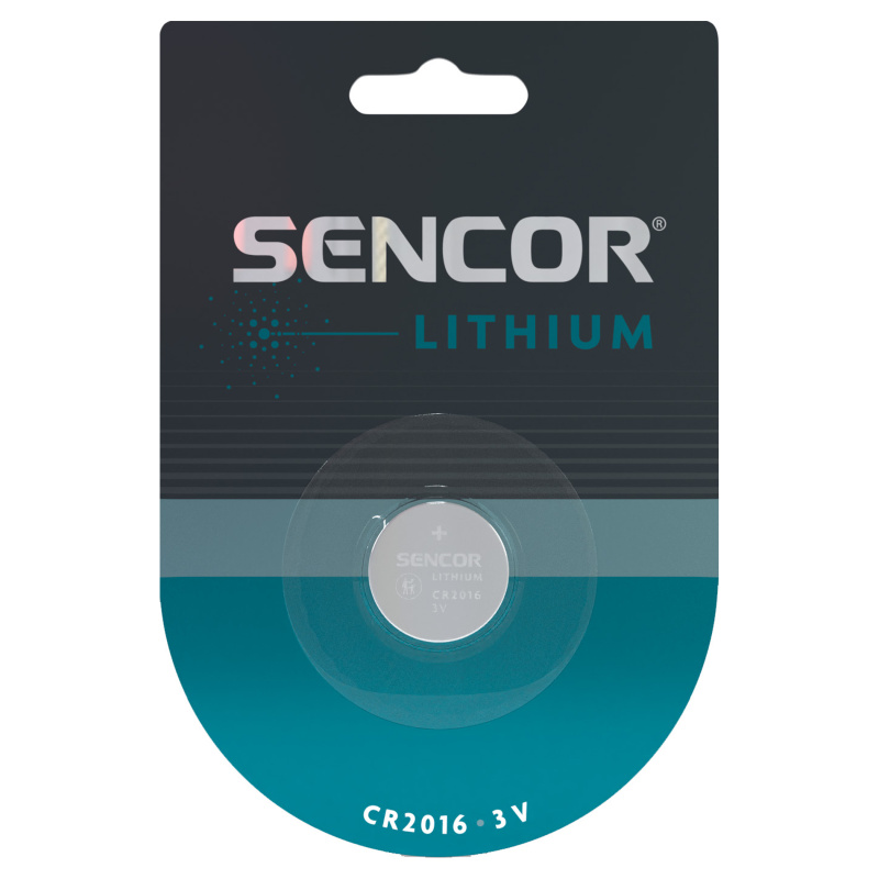 Sencor SBA CR2016 1BP  Lithiová baterie CR2016
