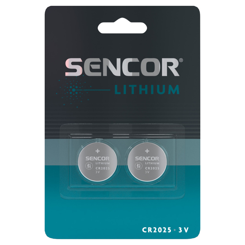 Sencor SBA CR2025 2BP Lithiová baterie CR2025