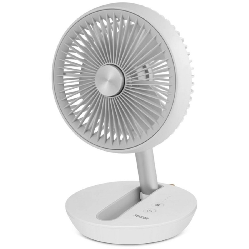 Sencor SFE 0773WH Bezdrátový nabíjecí stolní ventilátor