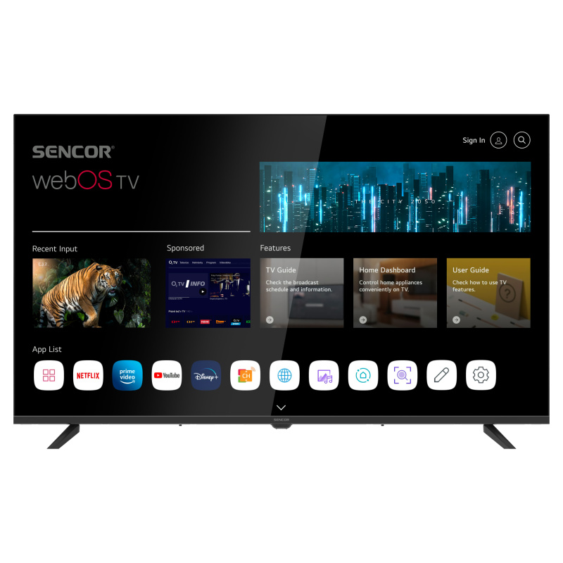 Sencor SLE 43US802TCSB 43" SMART UHD Televize