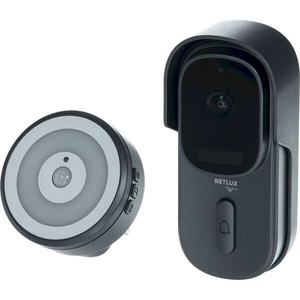 Retlux RSH 501 Wi-Fi chytrý videozvonek Černá