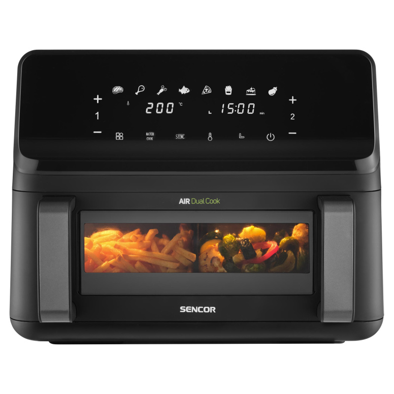 Sencor SFR 9650BK Duální horkovzdušná fritéza