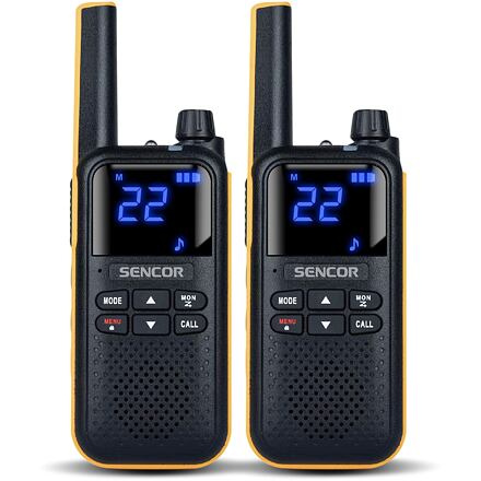 Sencor SMR 700 YELLOW Vysílačka s výkonem 2W