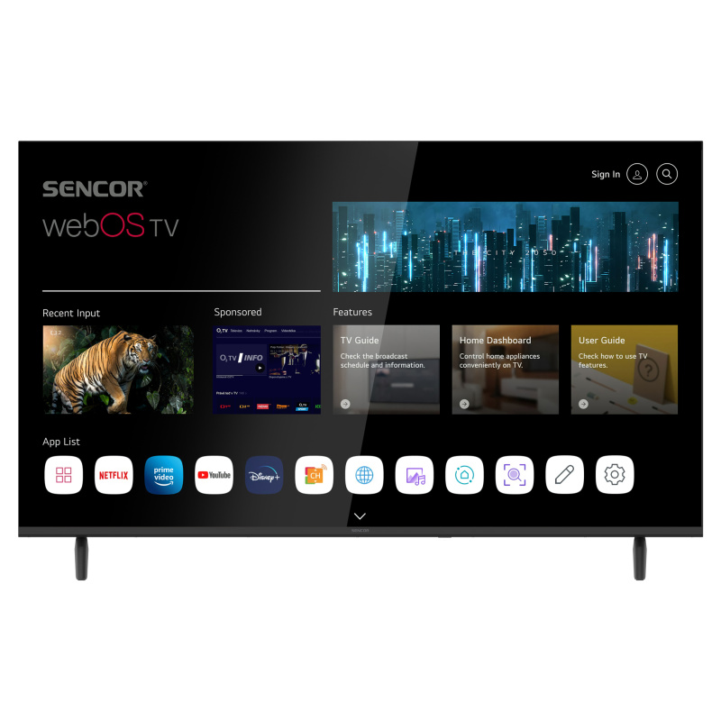 Sencor SLE 43US803B 43" SMART UHD Televize