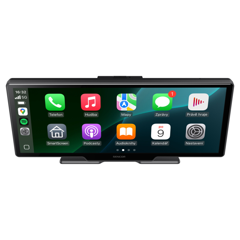 Sencor SCT M1060BWT CarPlay a Android Auto displej