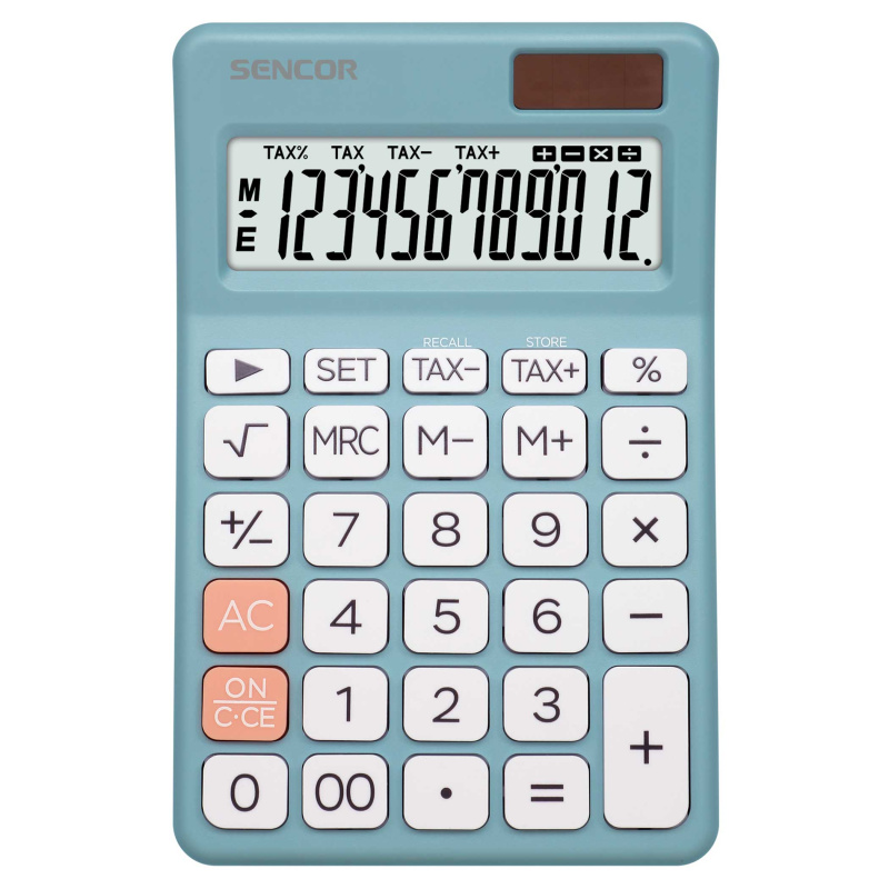 Sencor SEC 381 TAX BLUE Stolní kalkulačka