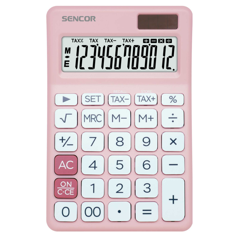 Sencor SEC 381 TAX PINK Stolní kalkulačka