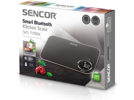 Sencor SKS 7178BK Chytrá kuchyňská váha s Bluetooth