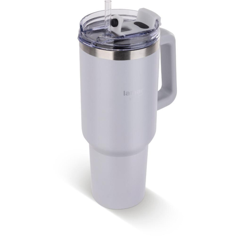 LAMART Termohrnek krémový 0,9L HUGE