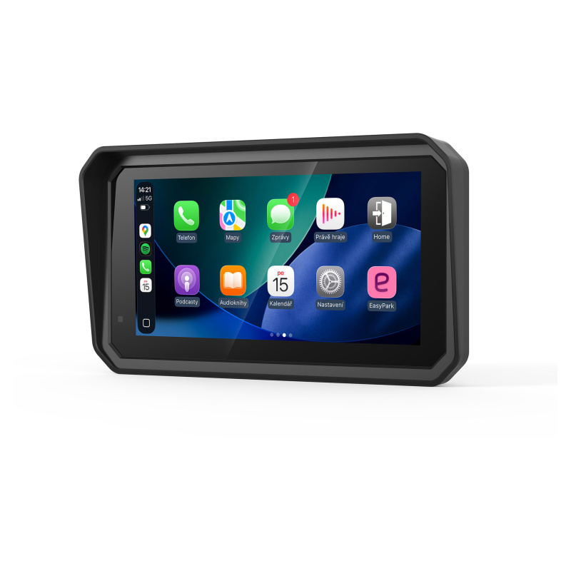 Sencor SCT MC600BW CarPlay a Android Auto displej pro motorku
