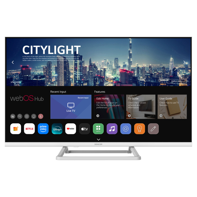 Sencor SLE 32S841BW 32" WEBOS SMART TELEVIZE