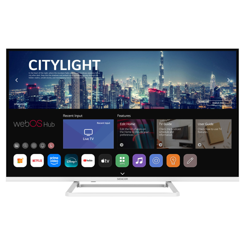Sencor SLE 40FS841BW WEBOS SMART FULL HD TELEVIZE
