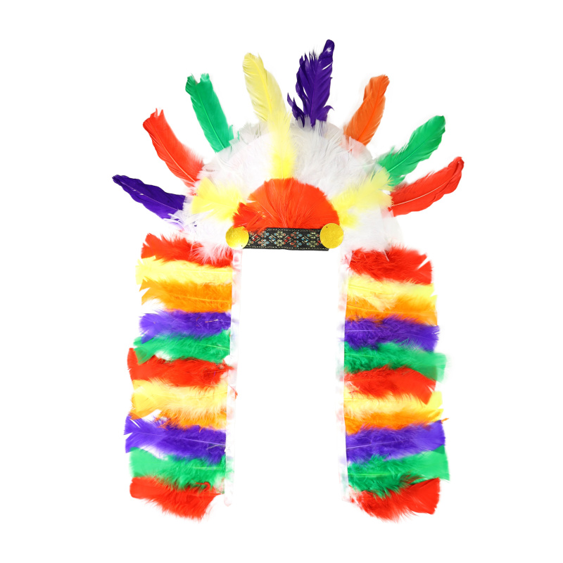 Čelenka indiánská barevná