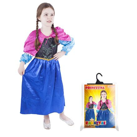 Dětský kostým princezna zimní království - Anna (S)