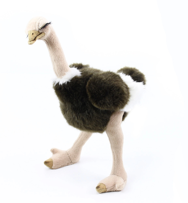 Rappa Plyšový pštros Emu 32 cm