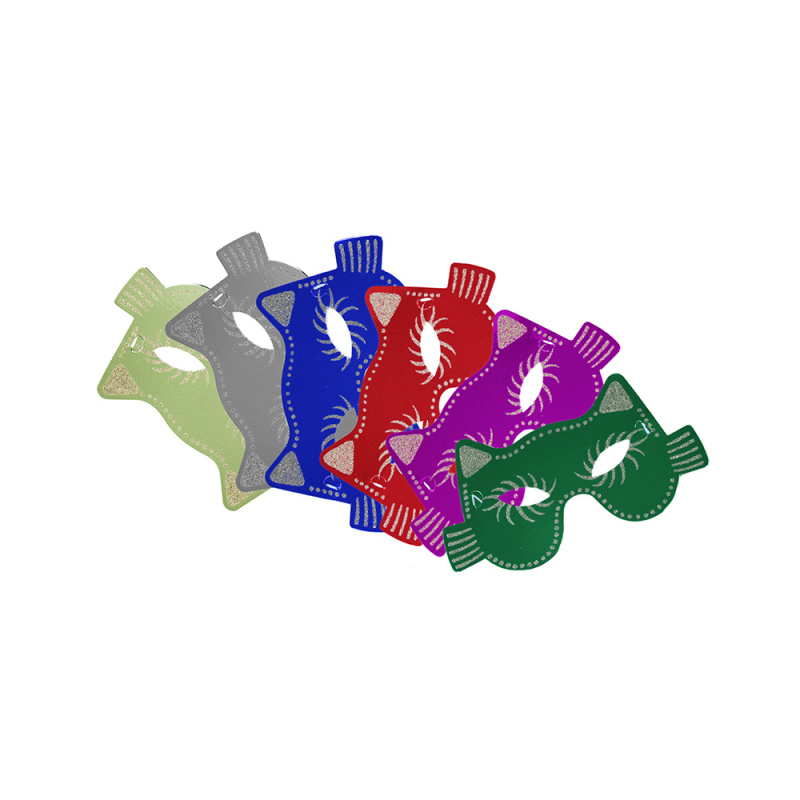 Rappa Škraboška kočka fóliová 6 ks v sáčku více barev