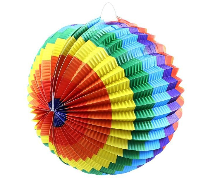 Lampion duhový 25 cm