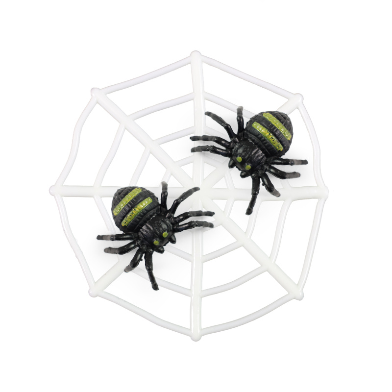 Dekorace Pavučina s pavouky