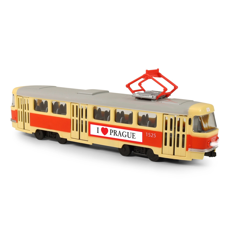 RAPPA Tramvaj která hlásí zastávky česky 28 cm PRAGUE