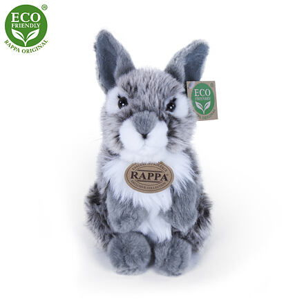 Eco-Friendly zajíc šedý sedící 20 cm