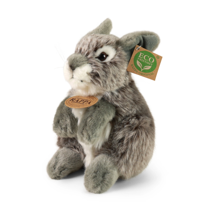 Eco-Friendly zajíc šedý sedící 20 cm