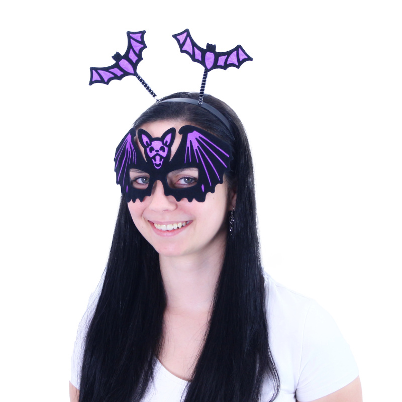 RAPPA Čelenka netopýr s maskou
