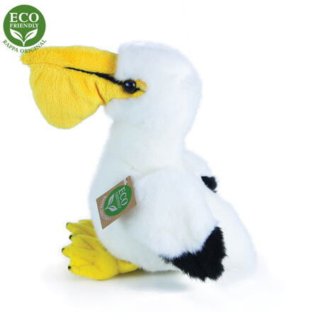 Plyšový pelikán sedící 20 cm ECO-FRIENDLY