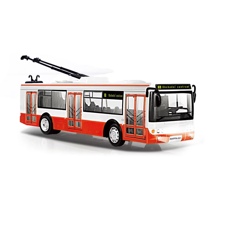 Rappa Trolejbus který hlásí zastávky česky 28 cm