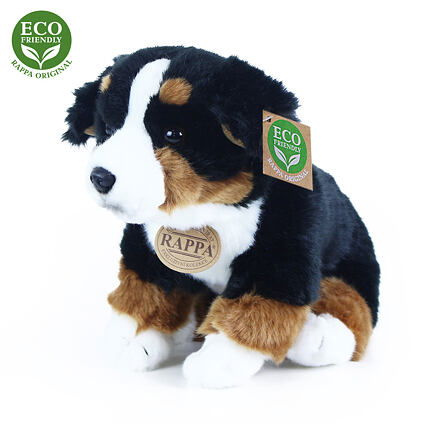 Rappa plyšový bernský salašnický pes sedící 25 cm ECO-FRIENDLY
