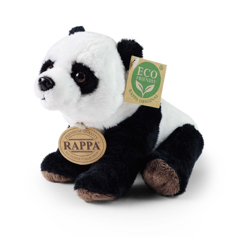Rappa Plyšová panda 18 cm ECO-FRIENDLY