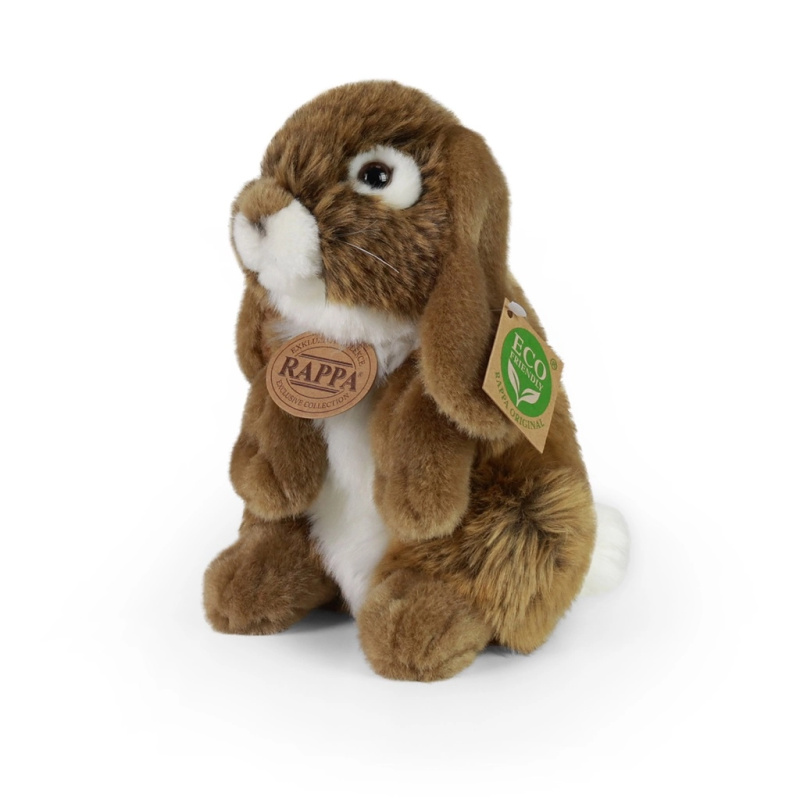 Eco-Friendly králík hnědý stojící 18 cm