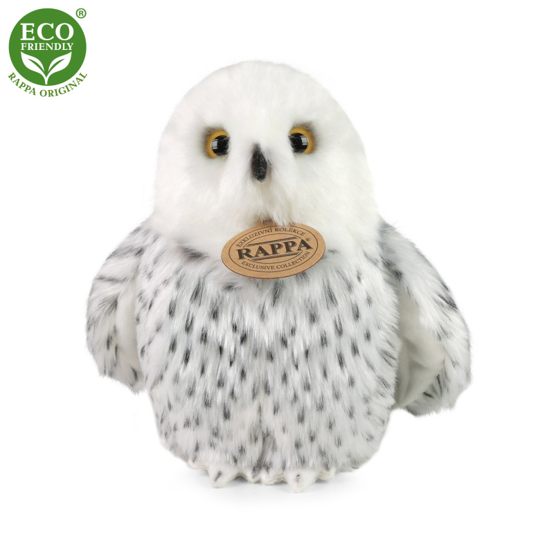 Rappa Plyšová polární sova 18 cm ECO-FRIENDLY