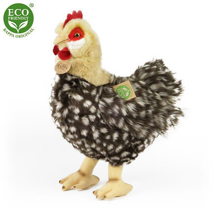 Rappa Plyšová slepice stojící 33 cm ECO-FRIENDLY