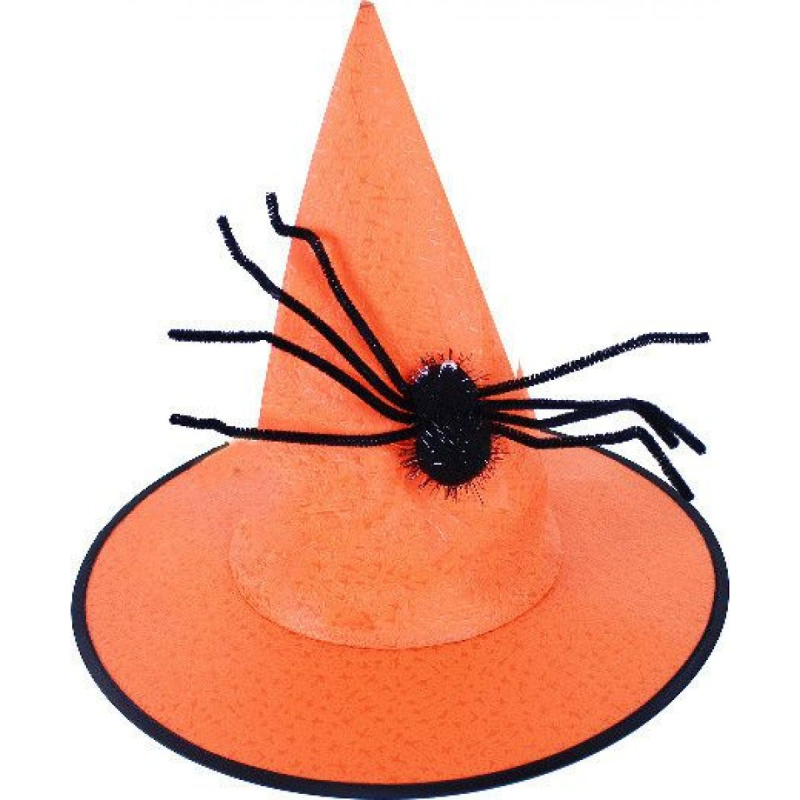 RAPPA Klobouk čarodějnice / Halloween s pavoukem