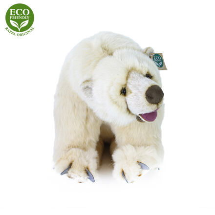Plyšový lední medvěd sedící 43 cm ECO-FRIENDLY