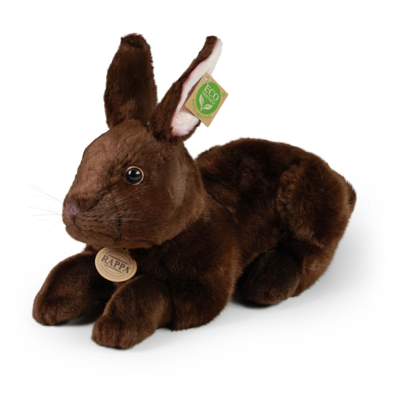 Eco-Friendly králík hnědý ležící 36 cm