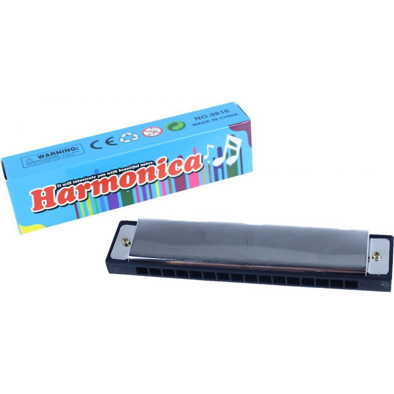 CreativeToys harmonika kovová 13 cm