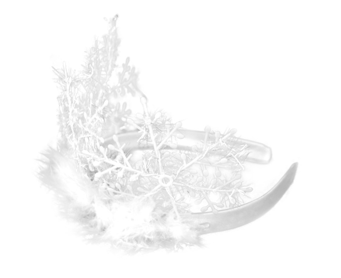 Čelenka sněhová vločka zimní princezna