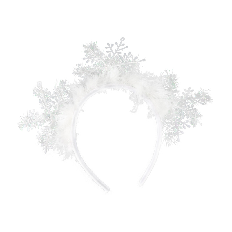 Čelenka sněhová vločka zimní princezna