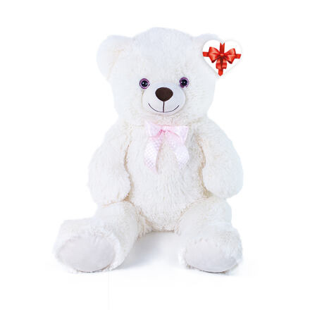 Rappa medvěd Lily krémově bílý s visačkou 78 cm