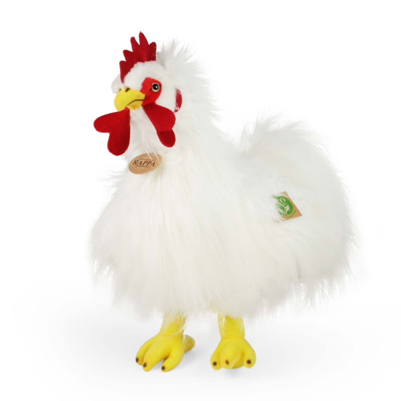 Eco-Friendly kohout bílý stojící 33 cm