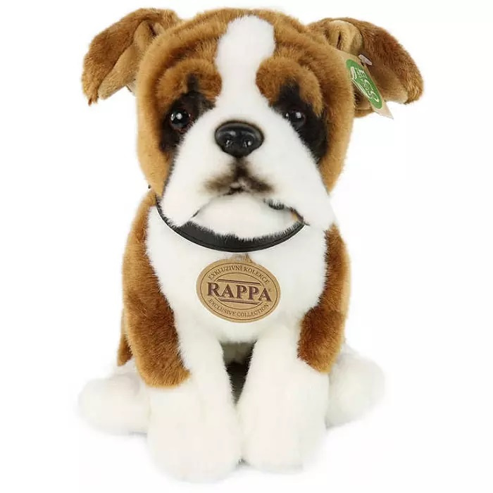 Rappa Plyšový pes boxer 27 cm ECO-FRIENDLY