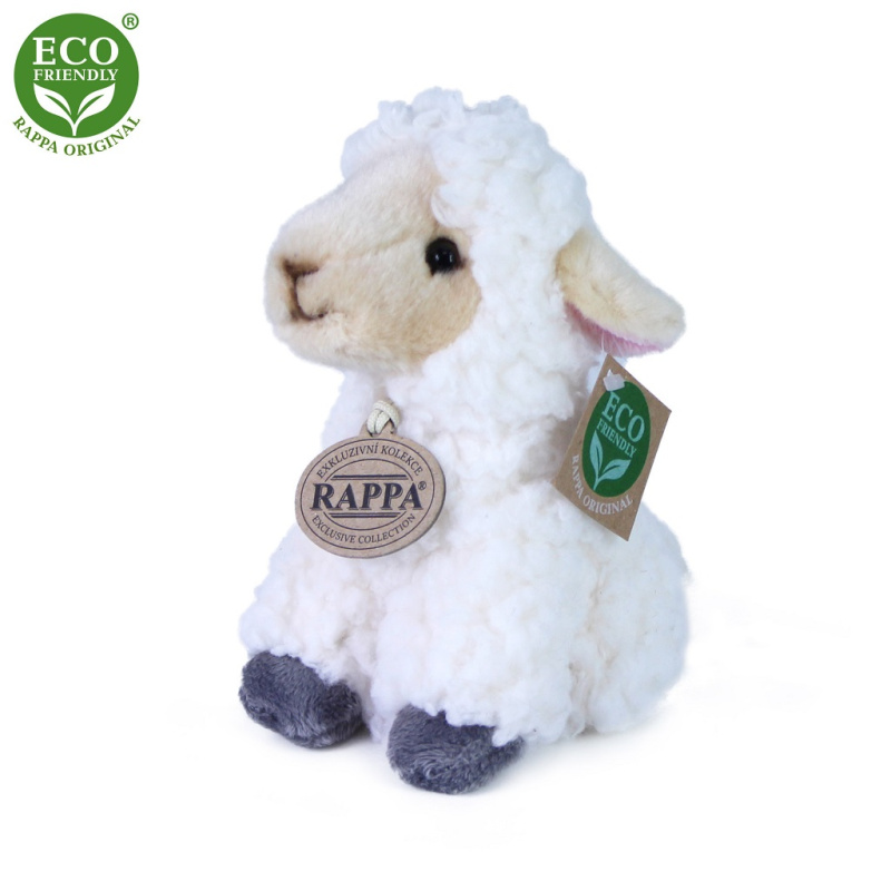 Eco-Friendly jehně sedící 16 cm