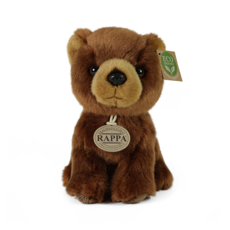 Eco-Friendly Rappa medvěd hnědý 18 cm