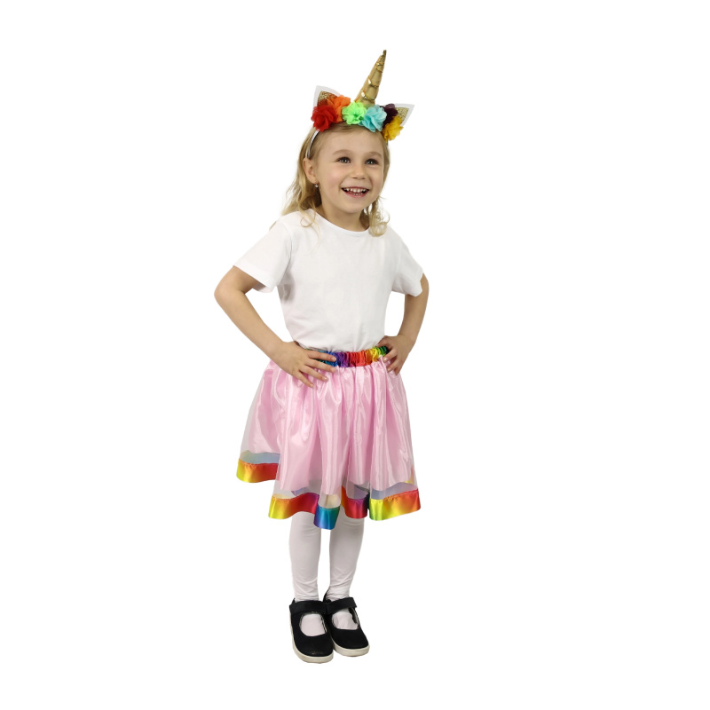 TUTU sukně jednorožec s čelenkou